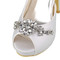 Chaussures de mariage talons hauts plates-formes luxueux taille réelle du talon 3.94 pouce (10cm) - photo 6