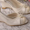 Chaussures de mariage tendance compensées taille réelle du talon 3.15 pouce (8cm) printemps eté - photo 2
