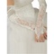 Exquis taffetas perles blanches élégantes | gants de mariée modestes - photo 1