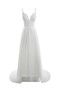 Robe de mariée humble plissage de bustier textile en tulle manche nulle - photo 1