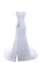 Robe de mariée solennel eclaté de bustier avec perle de crystal floral pin - photo 1