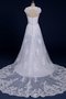 Robe de mariée longue a-ligne avec zip beaded belt de col en cœur - photo 2