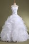 Robe de mariée avec perle cordon en organza en satin de mode de bal - photo 1