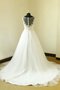 Robe de mariée modeste simple longueur au ras du sol a-ligne en tulle - photo 2