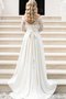 Robe de mariée delicat intemporel plissé fermeutre eclair avec ruban - photo 1
