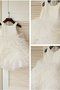 Robe de cortège enfant encolure ronde avec zip de mode de bal avec fleurs manche nulle - photo 1