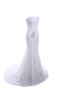 Robe de mariée solennel eclaté de bustier avec perle de crystal floral pin - photo 4
