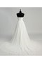 Robe de mariée plissage de traîne moyenne croisade avec perle de col en cœur - photo 2