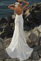 Robe de mariée romantique de traîne moyenne dos nu en dentelle bandouliere spaghetti - photo 2