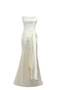 Robe de mariée chic officiel avec sans manches de traîne moyenne en grandes tailles - photo 1