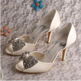 Chaussures pour femme printemps taille réelle du talon 3.15 pouce (8cm) talons hauts charmante