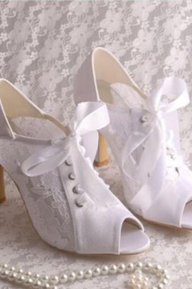 Chaussures de mariage tendance taille réelle du talon 3.15 pouce (8cm) eté talons hauts