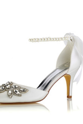 Chaussures de mariage taille réelle du talon 3.15 pouce (8cm) printemps eté talons hauts éternel