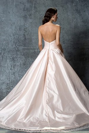 Robe de mariée longue sage elégant textile taffetas de mode de bal - photo 2
