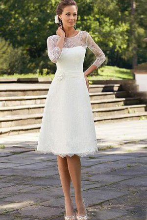 Robe de mariée longue formelle traîne moyenne sans manches petites tailles - photo 1