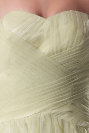 Robe de quinceanera plissage en tulle ruché ligne a de col en cœur - photo 2