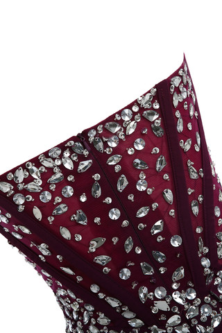 Robe de soirée extraodinaire en soie artificiel versicolor de princesse a eglise - photo 7