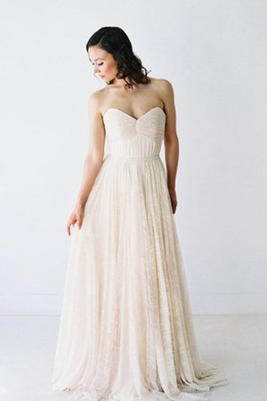 Robe de mariée traîne mi-longue sans manches glamorous & dramatique sans bretelles - photo 1