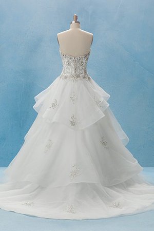 Robe de mariée elégant exceptionnel avec gradins broder longueur au niveau de sol - photo 2