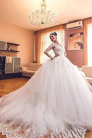 Robe de mariée sans manches petites tailles glamorous & dramatique a ligne - photo 1