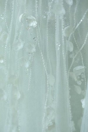 Robe de mariée fermeutre eclair en satin en dentelle noeud col en forme de cœur - photo 2