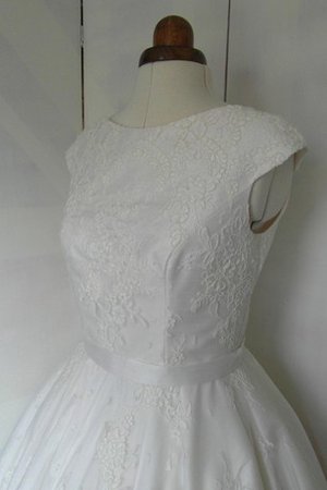 Robe de mariée vintage facile a-ligne fermeutre eclair ceinture - photo 2