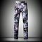 Costumes de mode vacances porter impression hommes hommes slim fit - photo 5