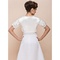 Taffetas blanc chic | moderne avec bowknot bolero incroyable - photo 2