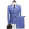 Mode plaid costumes costume de mariage printemps 5xl - photo 1