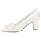 Chaussures de mariage charmante hiver taille réelle du talon 2.36 pouce (6cm) - photo 3