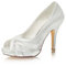 Chaussures de mariage éternel plates-formes romantique talons hauts automne hiver luxueux - photo 5