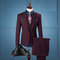 Britannique costume ensemble costumes blazer vin rouge 4xl - photo 1