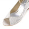 Chaussures de mariage formel taille réelle du talon 3.15 pouce (8cm) compensées automne - photo 5