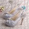 Chaussures de mariage plates-formes dramatique taille réelle du talon 5.12 pouce (13cm) talons hauts - photo 1