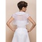 Noble organza blanc chic | moderne bolero simple - photo 2