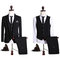 Noir costume smokings slim fit costume qualité - photo 4