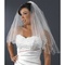 Magnifique simple belle court voile de mariage - photo 1