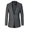 Blazer slim fit costumes noir haute qualité hommes d'affaires - photo 1