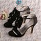 Chaussures de mariage hauteur de plateforme 0.59 pouce (1.5cm) romantique plates-formes talons hauts - photo 3