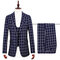 Blazer pantalon formelle plaid gilet ensemble veste pantalon - photo 1