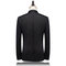Costume blazers pantalon 2 pièce simple bouton rayé noir formel - photo 3