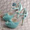 Chaussures pour femme romantique hauteur de plateforme 0.98 pouce (2.5cm) talons hauts plates-formes - photo 2