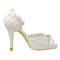 Chaussures de mariage moderne talons hauts plates-formes hauteur de plateforme 0.59 pouce (1.5cm) - photo 4