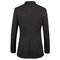 Hommes d'affaires hommes slim fit robe de mariée costumes noir grande taille - photo 3