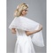 Organza blanc élégant | modeste volants bolero noble - photo 2