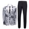 Costume costume mariage homme imprimé floral nouveau 2 pièces - photo 1