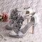 Chaussures de mariage hauteur de plateforme 0.59 pouce (1.5cm) romantique plates-formes talons hauts - photo 6