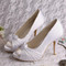 Chaussures de mariage talons hauts plates-formes taille réelle du talon 3.94 pouce (10cm) élégant - photo 7