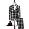 Slim fit costumes plaid costume robe de mariée terno - photo 3