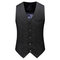 Décontracté groomsman hommes costume double boutonnage costumes smart - photo 5